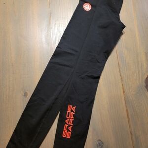 Womens Gracie Barra Black Athletic & Nogi Leggings with High Waist  Retired*
